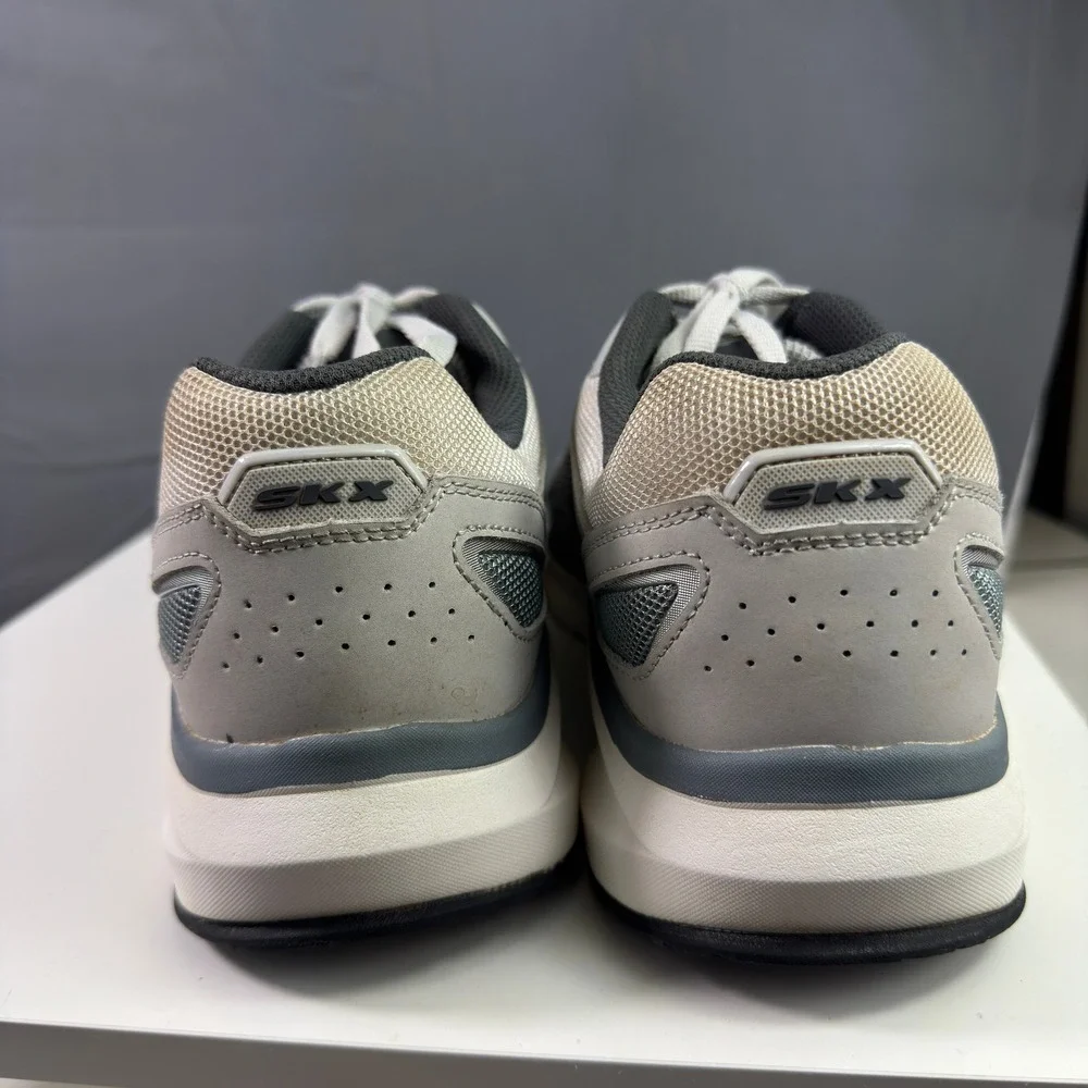 Skechers Vertex Arke Mens Size 12 Gray Wide Fit Walking Running Shoes Sneaker